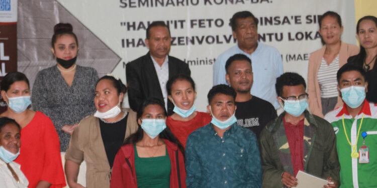  UNDP No MAE Realiza Semináriu Hakbiit Feto No Foin Sa’e Iha Dezenvolvimentu Lokal
