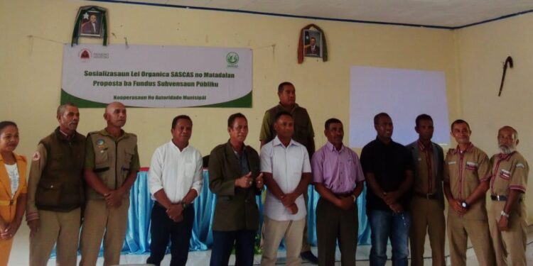 SASCAS Sosializa  Matadalan Proposta SP 