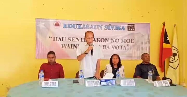 CNE faselita formasaun edukasaun sìvika líder partidu polìtiku