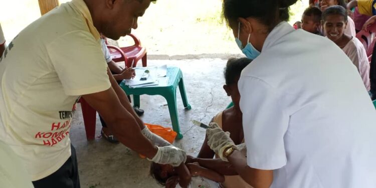 CS Ainaro hala’o kampaña masal no promove Aihan nutrisaun