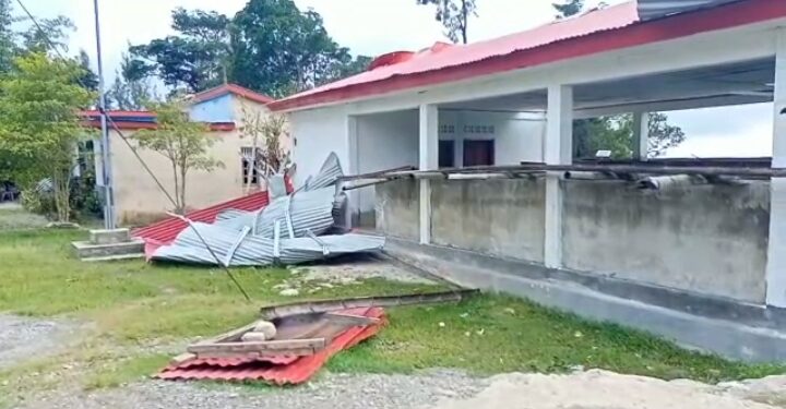 Anin sobu Sede Suku Soro ne’ebé iha faze konstrusaun