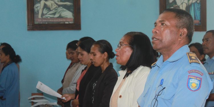 FP Munisipiu Ainaro Selebra Loron CFP ho Missa Agradesementu