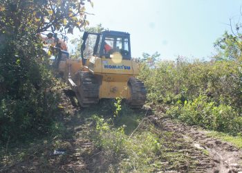 Ekavator Husi Kompania inplementador Sunrice, JV- Nesto, loke estrada alternativa Suku Soro liga Suku Suro-Craik