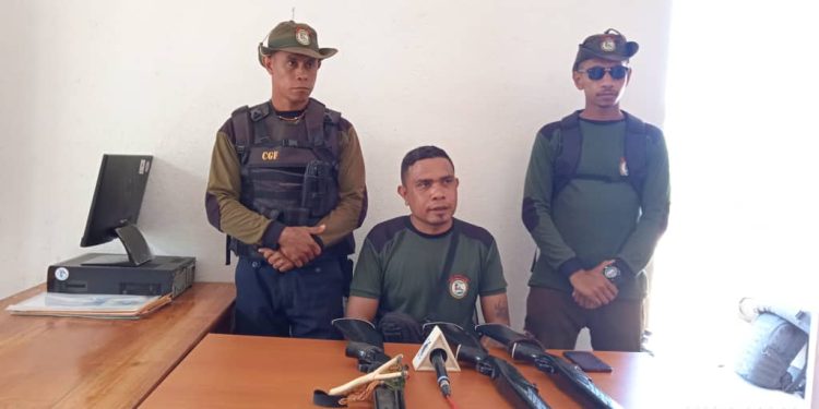 GFP Prende Kilat Senapan Rua Husi Komunidade Hatu-Udo Ainaro