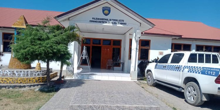 PNTL Ainaro Rejista Asidente hamutuk 30 kompostu husi veíkulu Estadu Rua