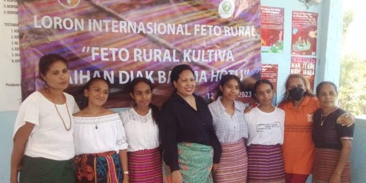 Feto Foho Ai-Lico Selebra Loron Mundial Feto Rural