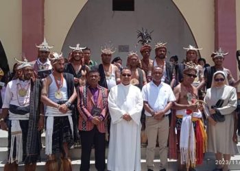 xefe Suku nain 9, postu administrativu Maubisse, selebra misa agdesemnetu ho festa Kristu nai Liu rai, iha igreja PICOMA