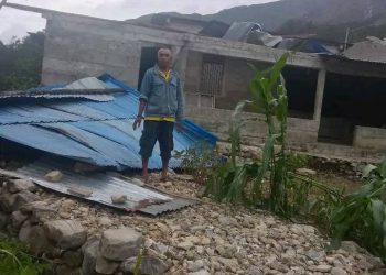 Uma 100 Hetan Estragus Iha Ainaro Husi Anin ho Intensidade Forte