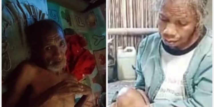 Francisco toba deit iha fatin, hein tulun husi nia feton Nelia, maiske kondisaun moras mental