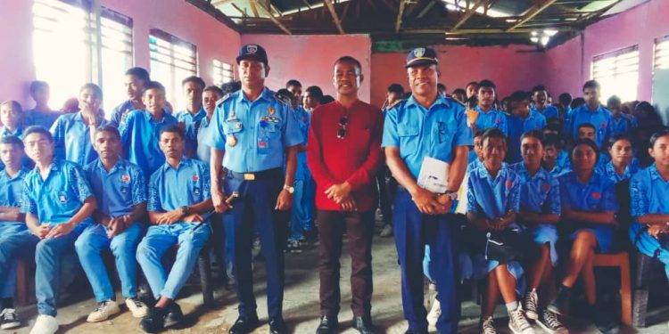 PNTL  Identifika Estudante Eskola SGFLA  Sai Alvu Konflito Iha Ainaro