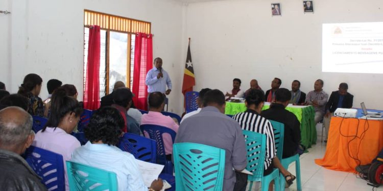 DGMT Fo Koñesementu Lei Jestaun Merakdo ba Komunidade Postu Maubisse