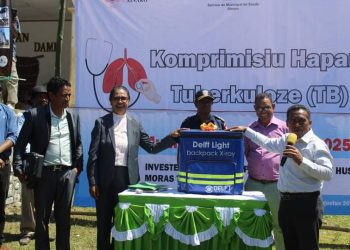 MS Apoiu Equipamentu Diagósa ida ba Sentru Saúde Munisípiu Ainaro