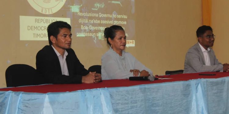 TIC Timor-DNA Sensbiliza formasaun “Governu Elektrónika” ba Autoridade Munisipiu Aina