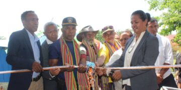 MEJD Hamutuk ho PAM Inagura Eskola Lima Iha Ainaro