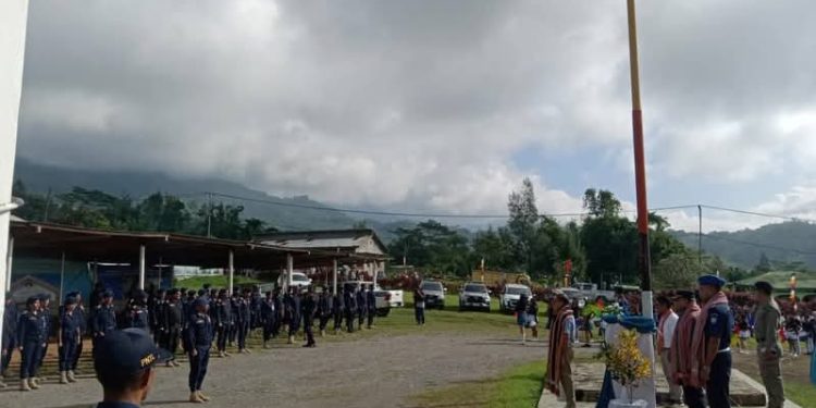 Komando PNTL Sei Hahu Infrastruktura Kuartel 1 no eskuadra 2 Iha Ainaro nomos sei Rekruta Kadetas 500