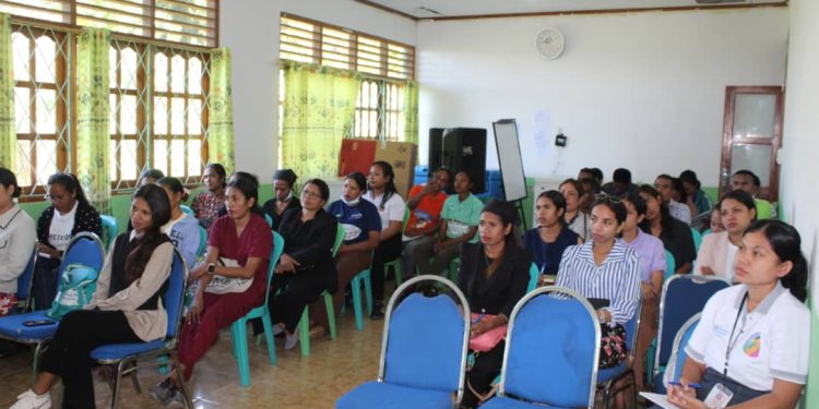 SMS Ainaro Sosializa Formatu Foun SMI,IMCI,ba Pesoal Saúde iha Postu no SSA