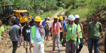 PAM Hala’o Lansamentu Konstrusaun Estrada Plum Conrete Kilo Metru Tolu Iha Manutaci