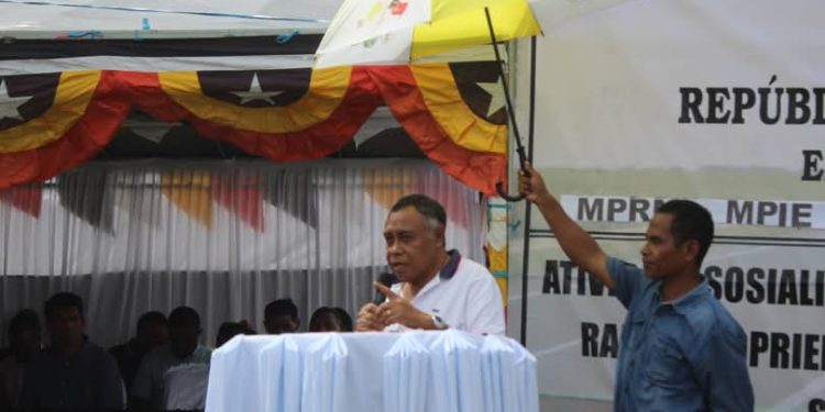 Kontinuasaun Projetu Tasi Mane’e Suply Base, Hahu ho Sensibilizasaun Auto-Estrada Zumalai to’o Natarbora