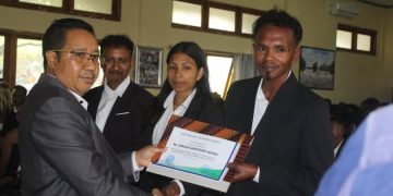 SEFOPE Distribui Sertifikadu ba Formandu 210 Iha Ainaro