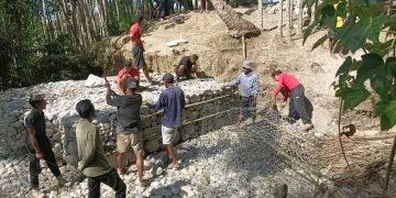 Projetu PNDS Hada Gabios 70 metru iha Foho- AIlicu, Atinje 38,80%