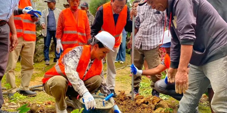 Konstrusaun Sistema Bee Mos Iha Suku Mulo Ofisialmente Lansa Husi PAM
